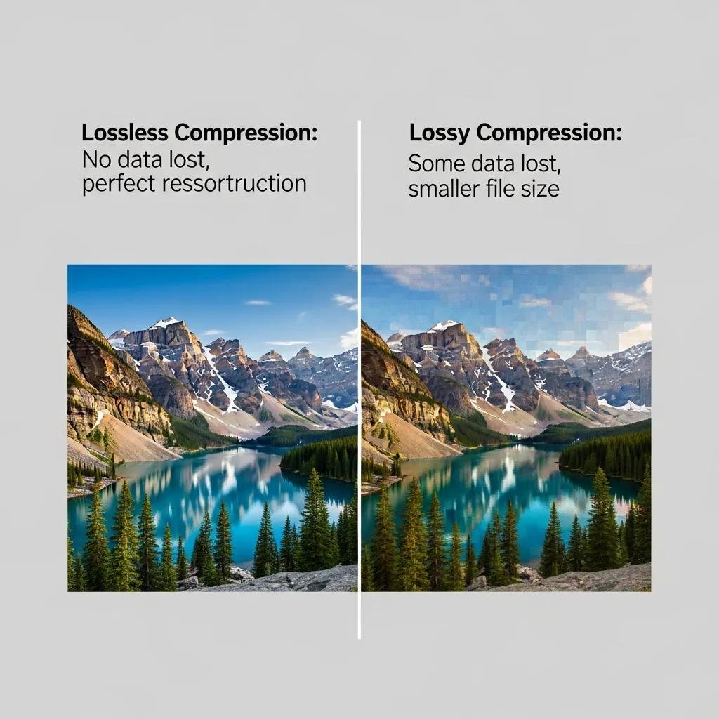 Comparison of lossy and lossless image compression methods