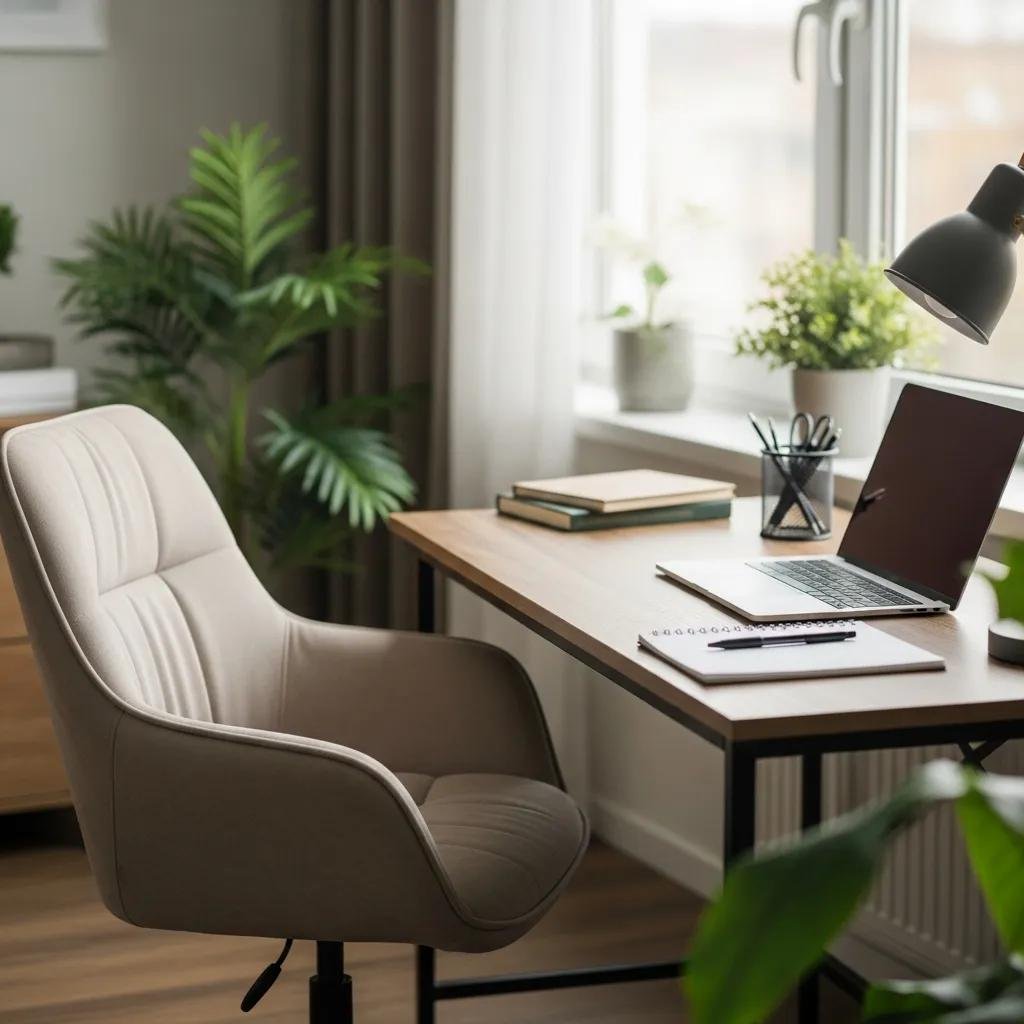 Therapist's organized workspace promoting effective time management