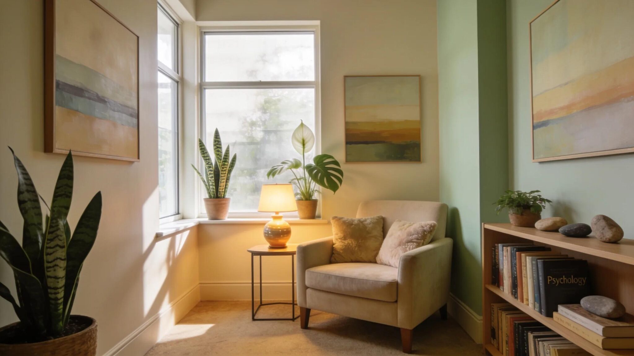 Therapy office showcasing comfort and professionalism for local SEO visibility