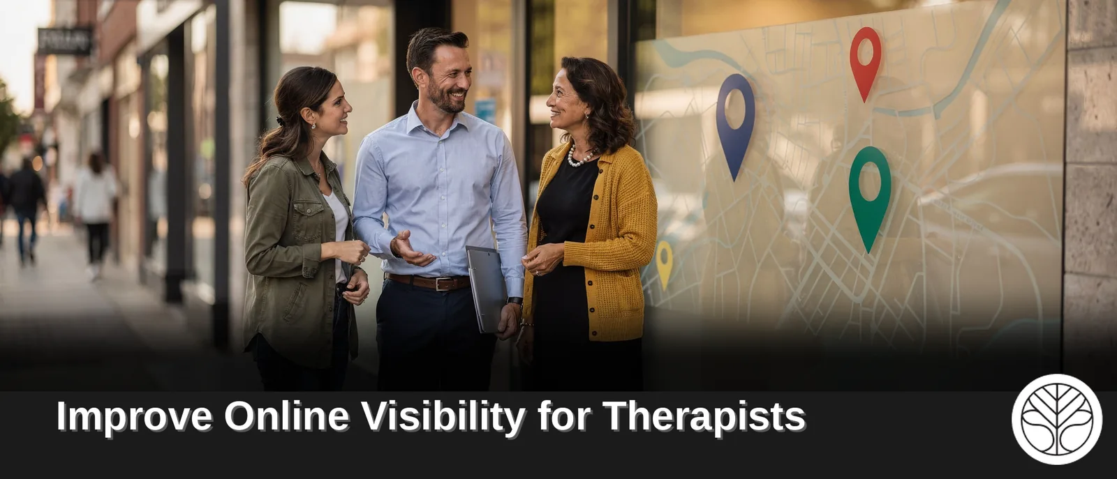 Most potential clients begin their search for mental health support on Google, making local visibility