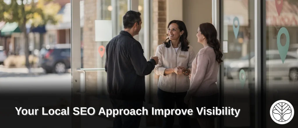 Local SEO optimizes a practice's online presence so it appears prominently when potential clients search